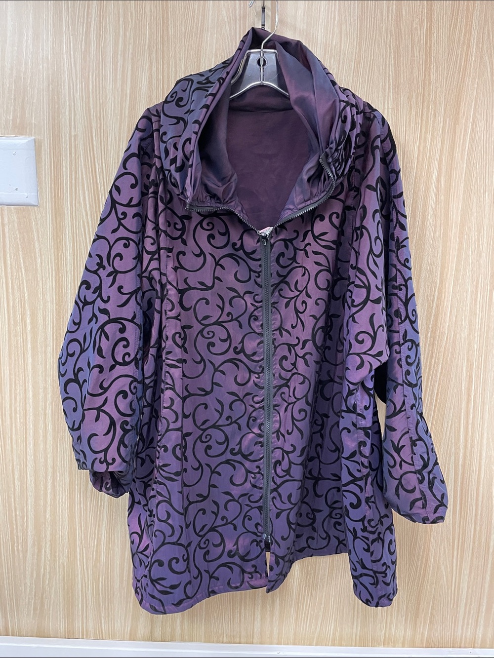 Bag It Purpe Reversible Coat One Size - Picture 4 of 4